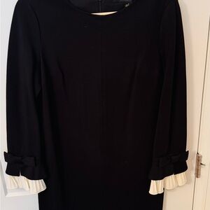 Cynthia Steffe Black Dress with Cream Accents